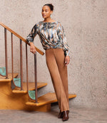 Petite Size Faux Suede Presley Pants