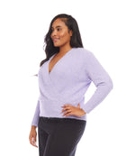 Plus Size Wrap Sweater