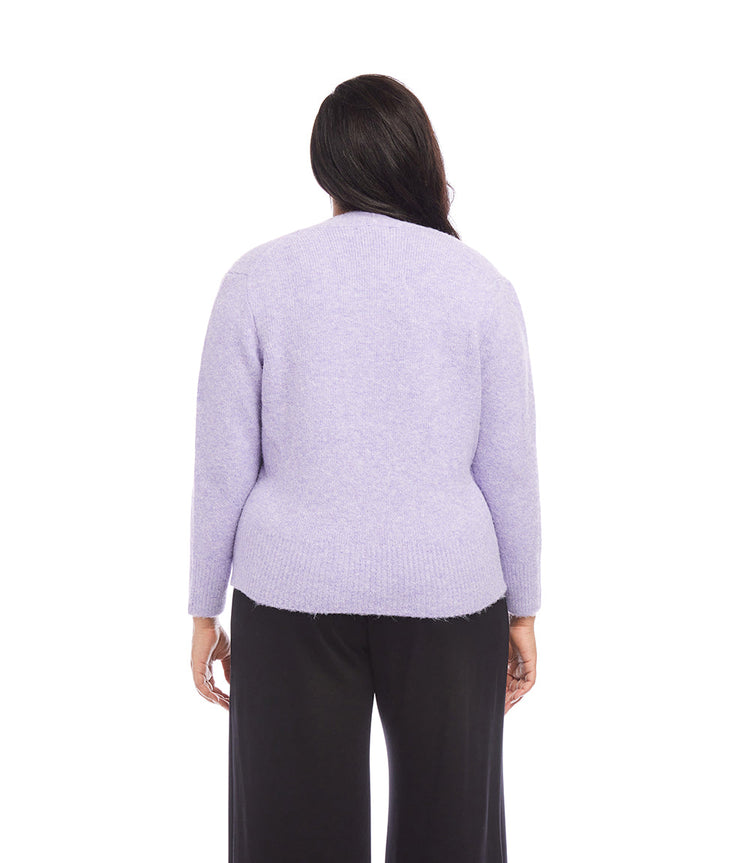 Plus Size Wrap Sweater