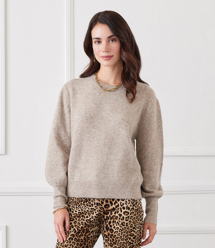 Blouson Sleeve Sweater