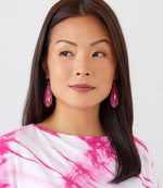 Large Natural Gemstone Earrings
