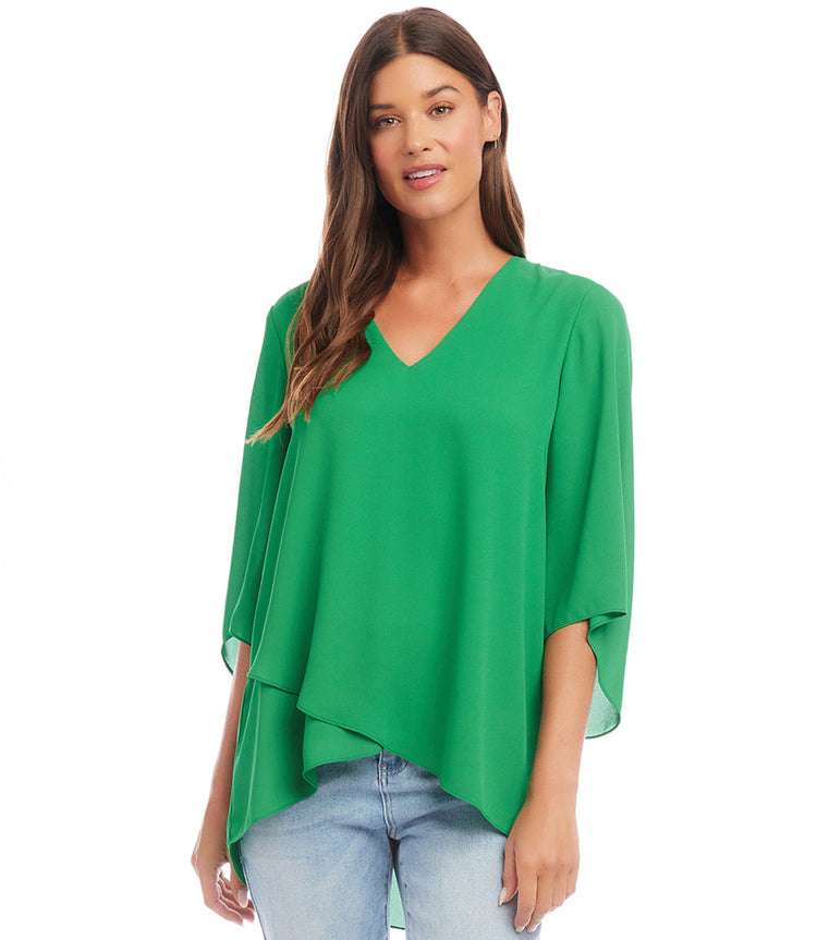 Bracelet Sleeve Asymmetric Top