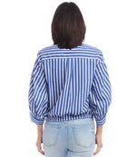 Stripe Tie Waist Top