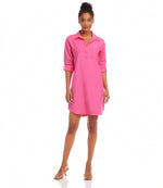 Roll Tab Sleeve Shirtdress