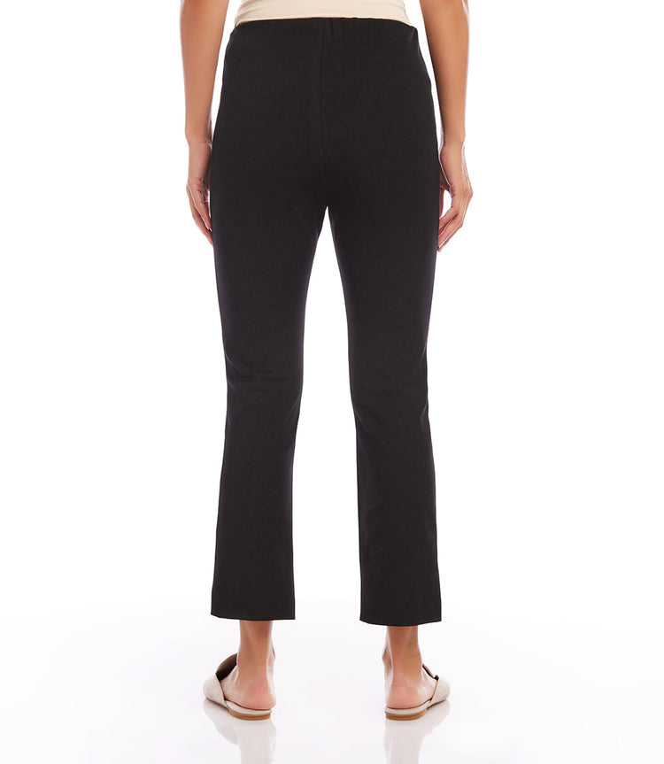 Cropped Pintuck Pants