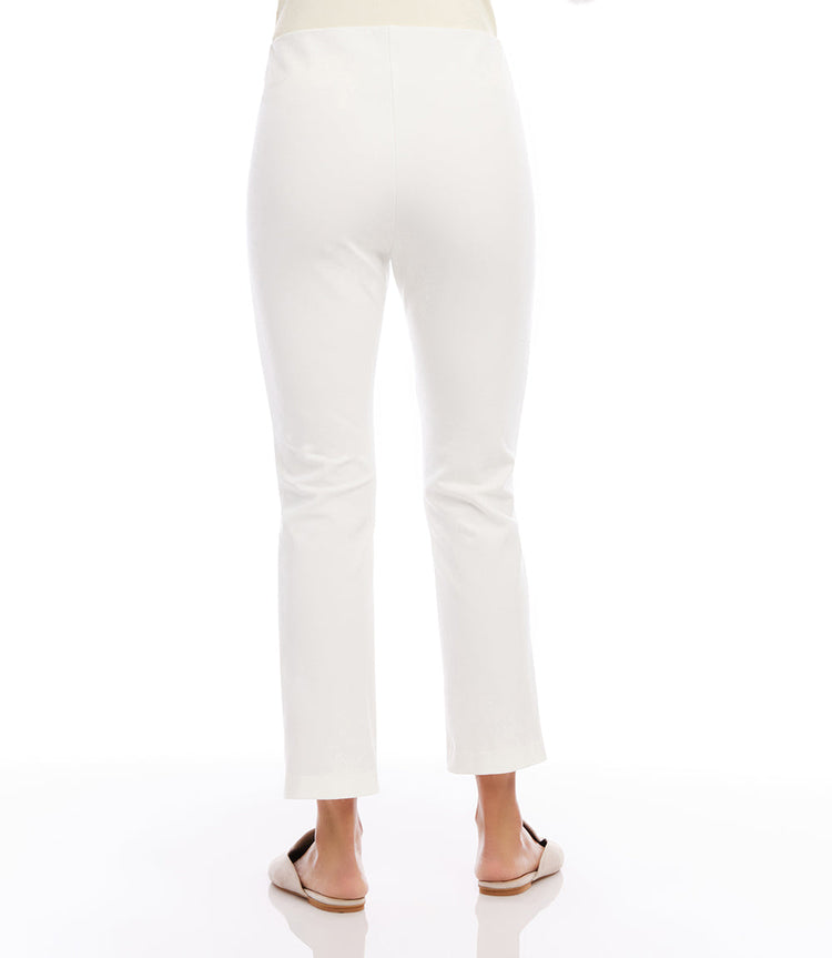 Petite Size Cropped Pintuck Pants