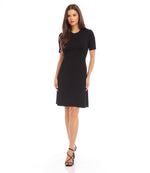 Short Sleeve A-Line Dress
