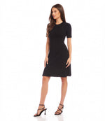 Short Sleeve A-Line Dress