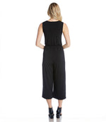 Petite Size Tie-Front Jumpsuit