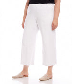 Plus Size Cropped Wide Leg Pants