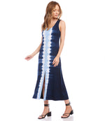 Front Slit Midi Dress