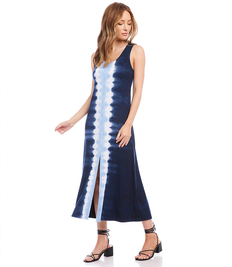 Front Slit Midi Dress