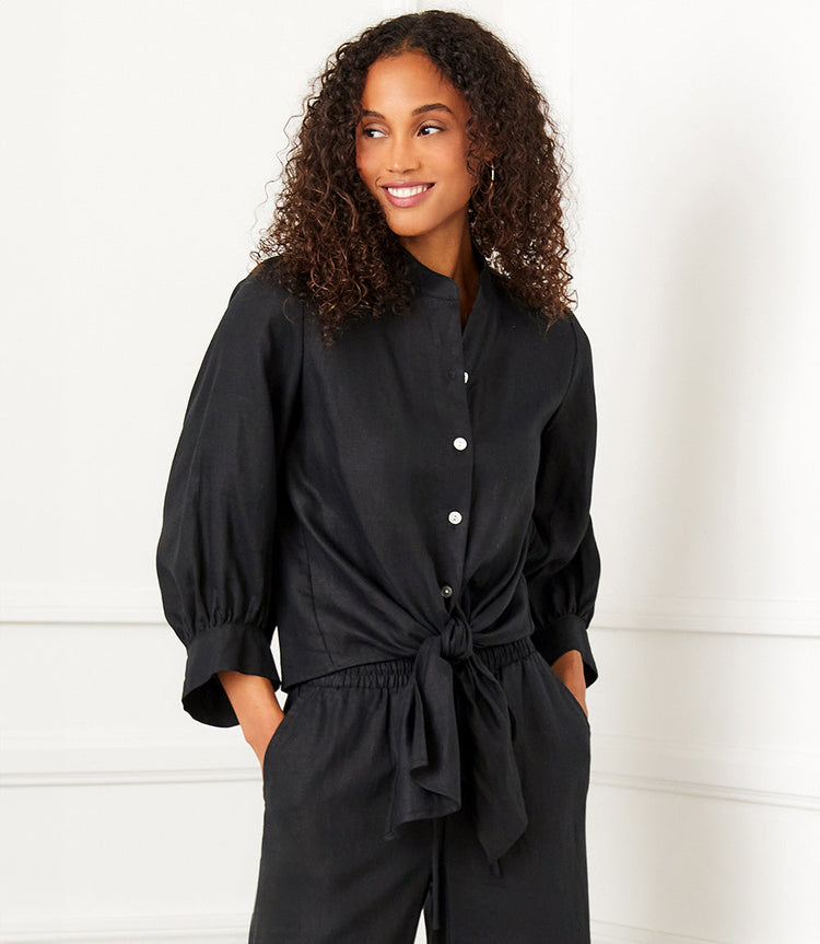 Tie-Front Top