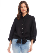 Tie-Front Top