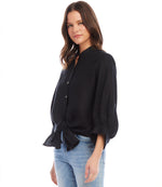 Tie-Front Top