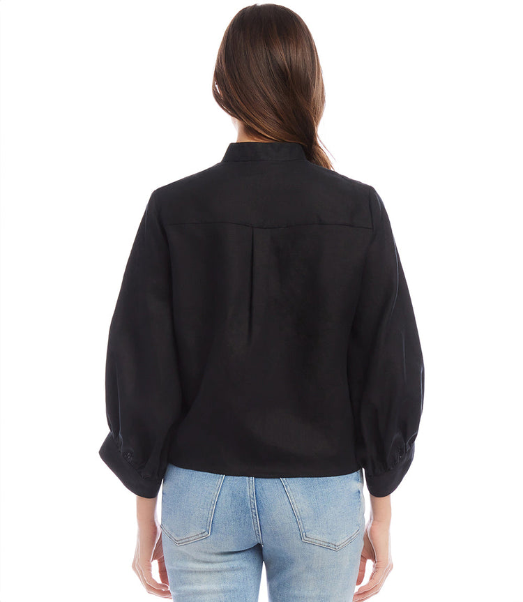 Tie-Front Top