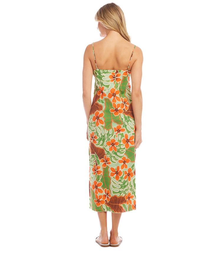 Bias Cut Midi Dress