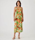 Bias Cut Midi Dress