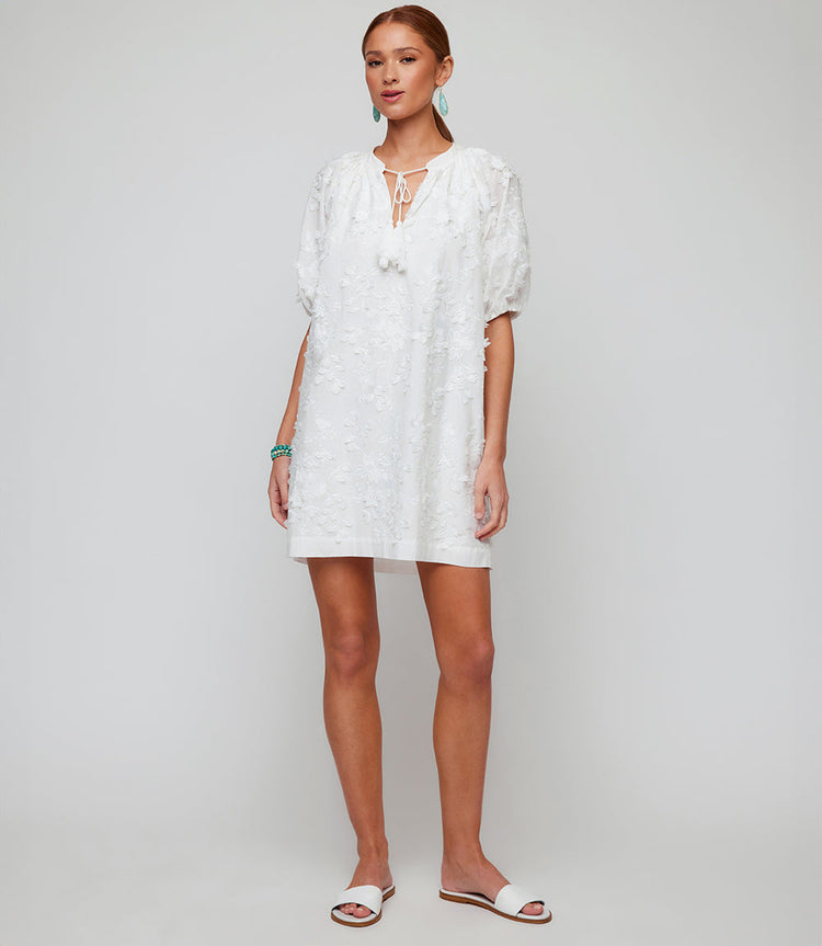 Embroidered Tassel Dress