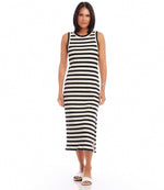 Stripe Midi Column Dress