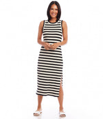Stripe Midi Column Dress