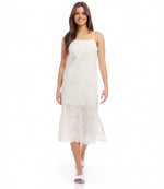 Eyelet Midi Dress