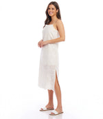 Eyelet Midi Dress