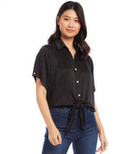 Tie-Front Top