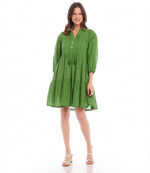 Tiered Lace Trim Dress