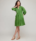 Tiered Lace Trim Dress