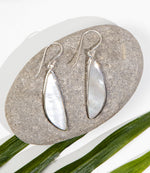 Mother of Pearl Scalene Drop Earrings